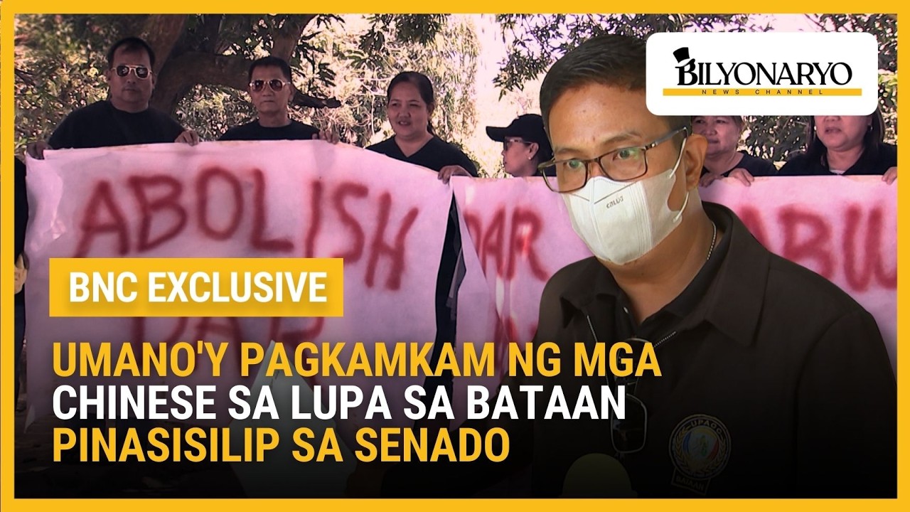 Magsasaka sa Bataan, kinalampag ang DAR dahil sa lupang kinamkam umano ng Chinese developers
