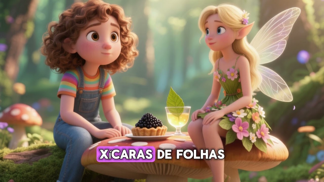 Bia e seus desenhos que ganham vida