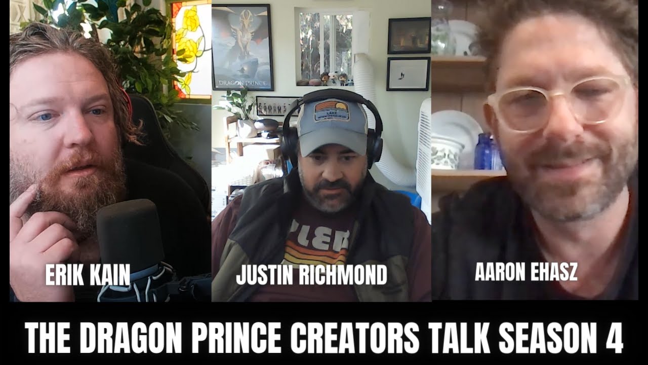 THE DRAGON PRINCE Creators Aaron Ehasz and Justin Richmond SEASON 4 PODCAST