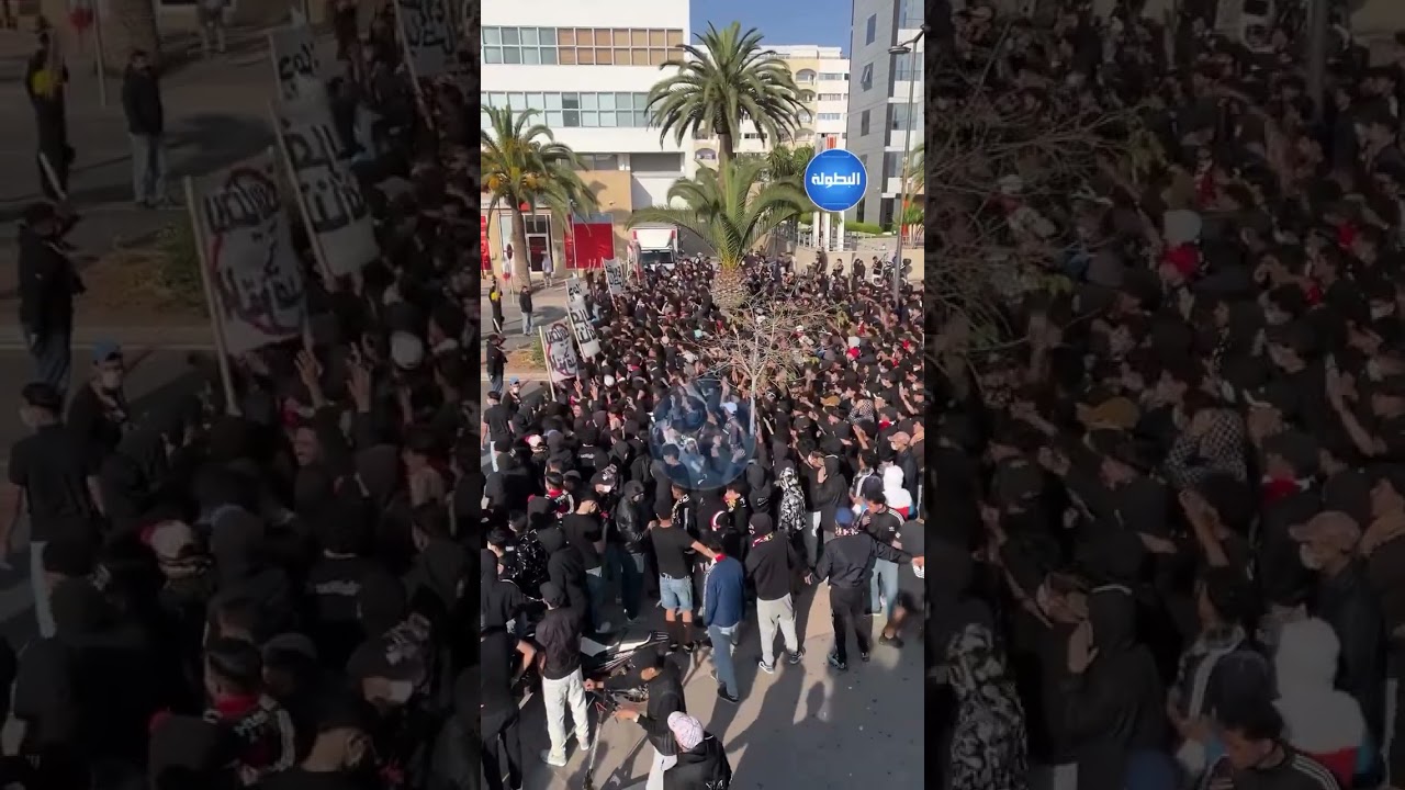 أولتراس “إيمازيغن” تنظم وقفة احتجاجية للمطالبة برحيل الرئيس والمكتب 🔴⚪️