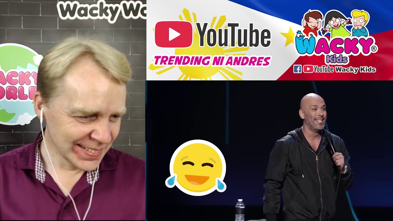 Foreigner Reacting to Filipino Comedy by Jo Koy | Trending Ni Andres 😘