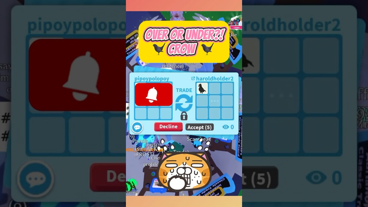 WIN FAIR OR LOSE FOR CROW IN ADOPT ME 2025 ROBLOX #adoptme #shortsviral