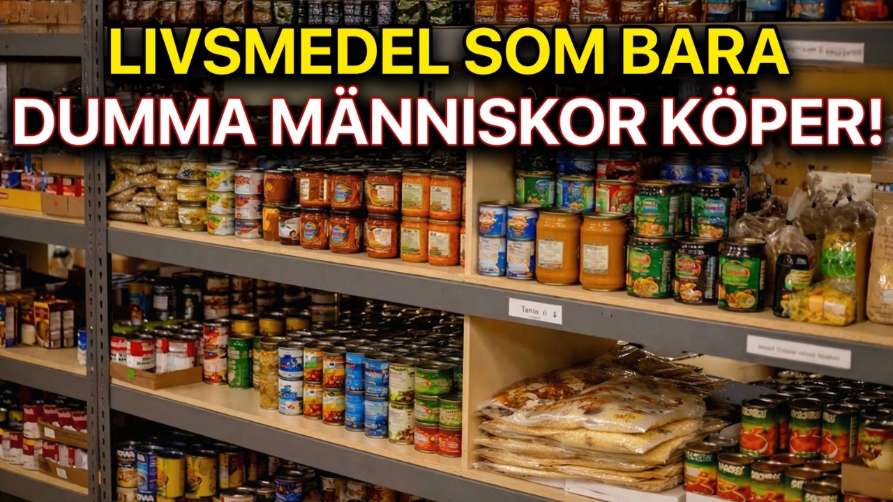 12 Livsmedel Som Bara DUMMA Människor Köper!