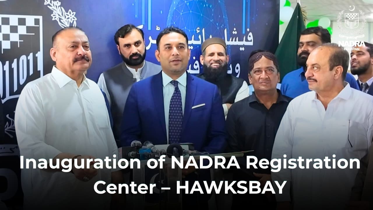 NADRA Establishes New Registration Center in Hawks Bay - Fifth Facility in Karachi in Seven Months