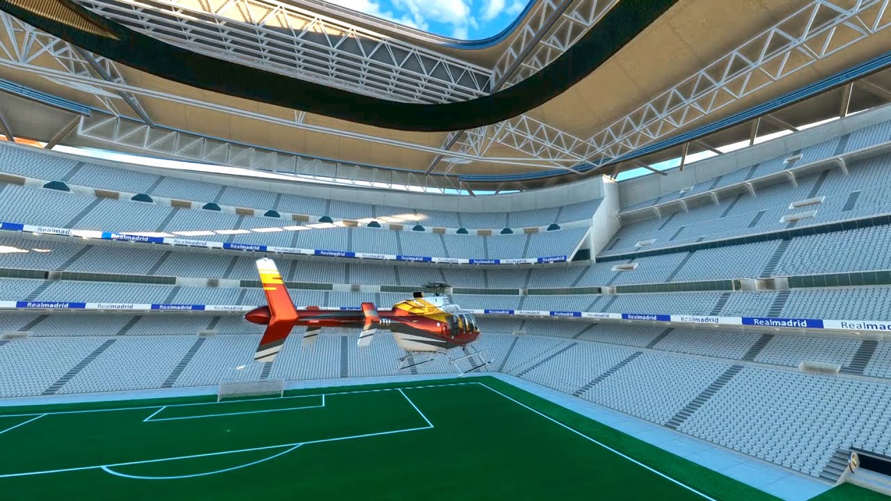 BELL 407- HALA MADRID - BERNABEU STADIUM 08 05