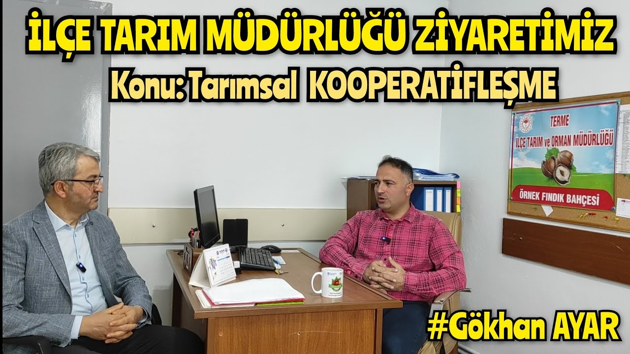İl&ccedil;e Tarım M&uuml;d&uuml;rl&uuml;ğ&uuml;nden Fındık Tarımında KOOPERATİFLEŞME Konusunda Bilgilendirme &Ccedil;alışmaları..