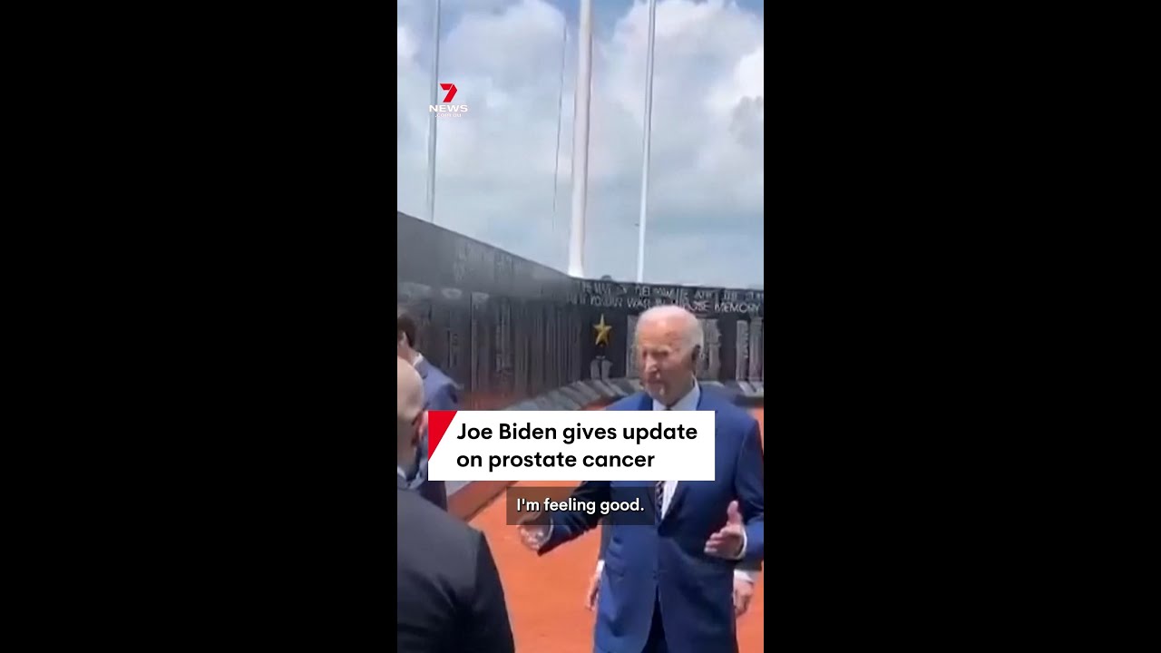 Joe Biden gives update on prostate cancer