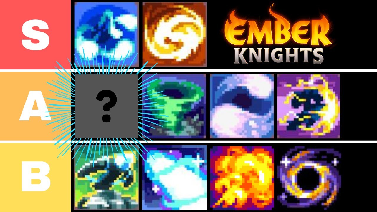 Skills & Skill Upgrades Tier List | Ember Knights v1.5.2