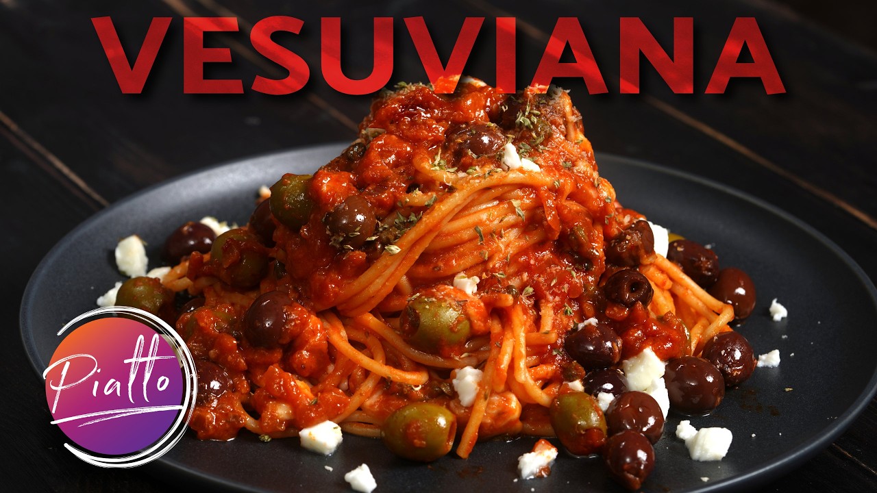 Mai Provato la Pasta Alla Vesuviana?🔥 Il Gusto è Unico!