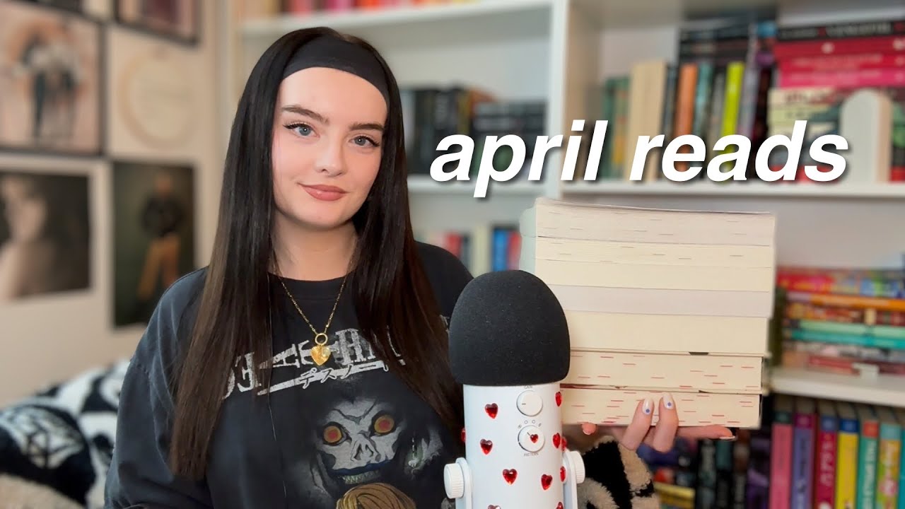ASMR the 11 books i read in april 🌦️ monthly reading wrap up