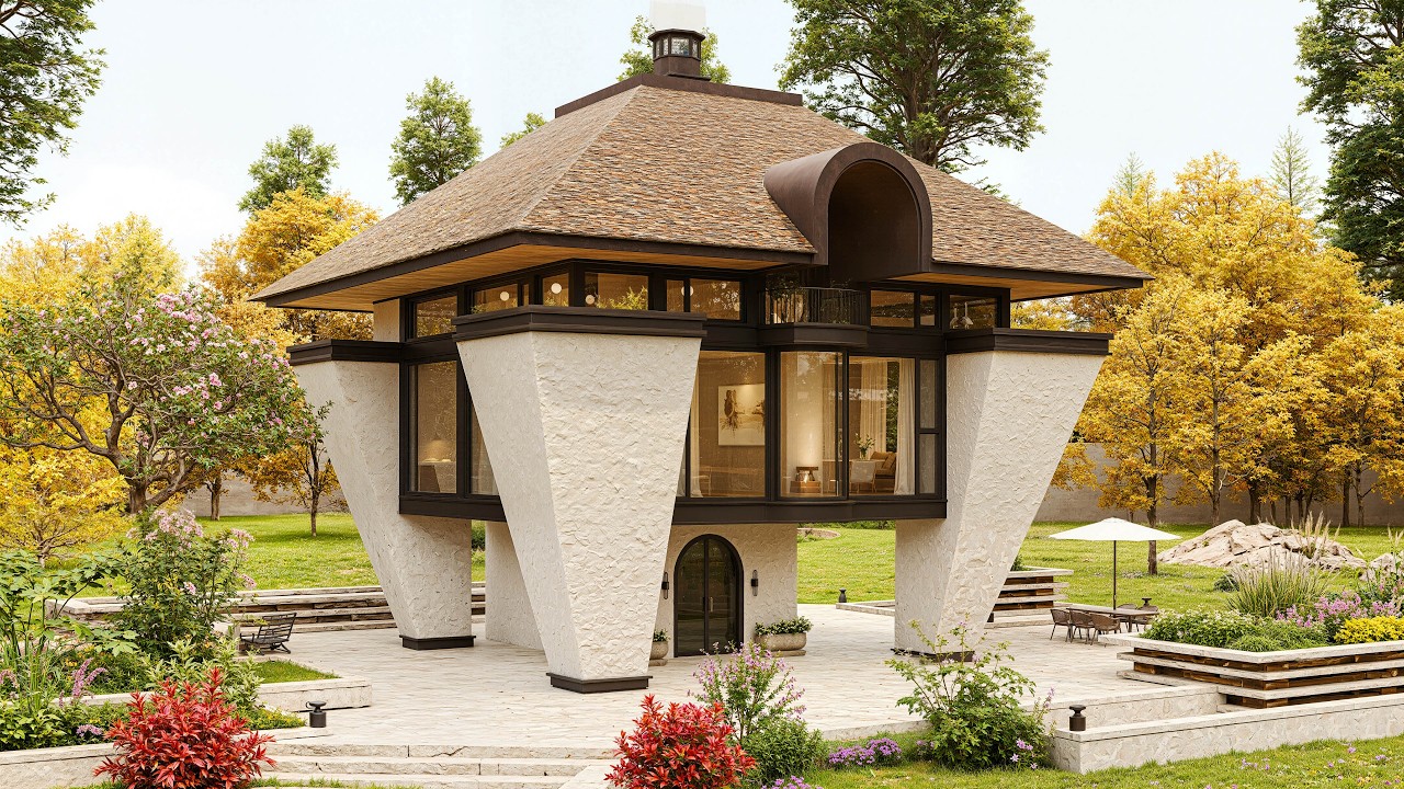 Unique House Design You Won&rsquo;t Forget | 3 Floors, 2 Bedrooms & Stunning Architecture