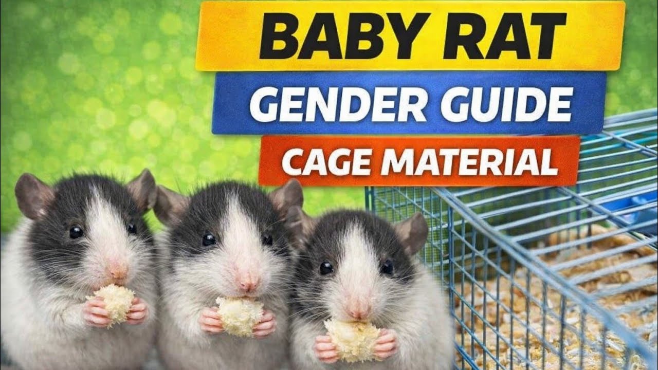 Part 6- Baby Rats Gender Guide & Cage Materials | Polypropylene vs Polycarbonate Cages Explained