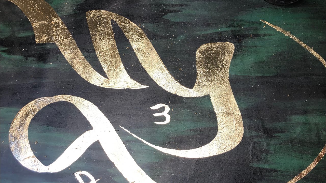 How to apply goldleaf 