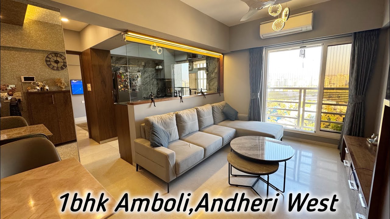 1.85 Crore, 1bhk, Fully Furnished with Electronics Amboli, Andheri West