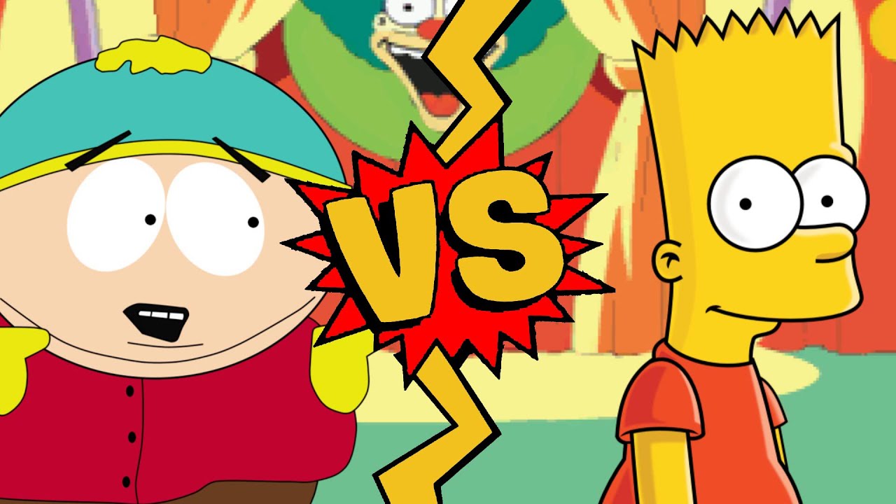 M.U.G.E.N. Battles | Eric Cartman vs Bart Simpson | South Park vs The Simpsons