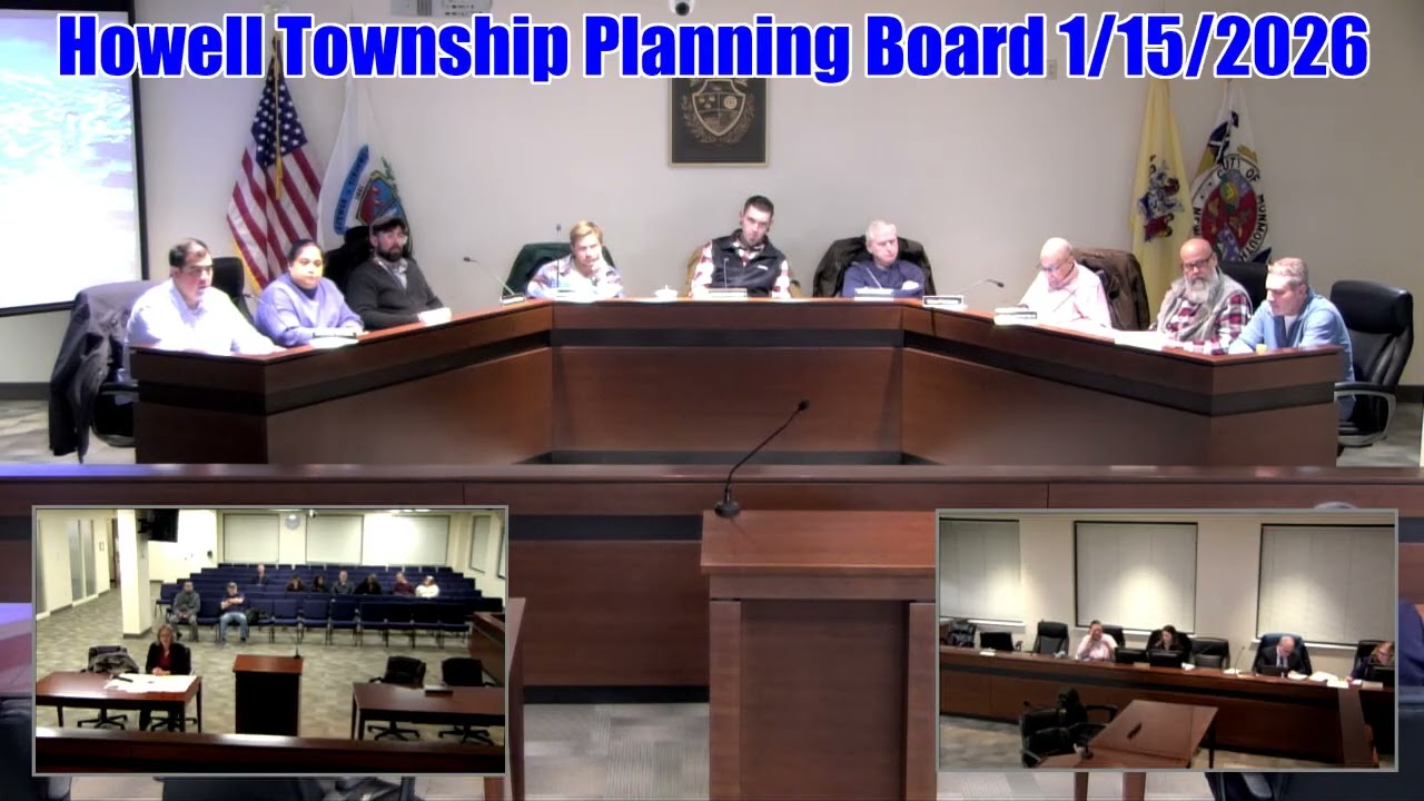 Howell Township Planning Board Meeting 1/15/2026