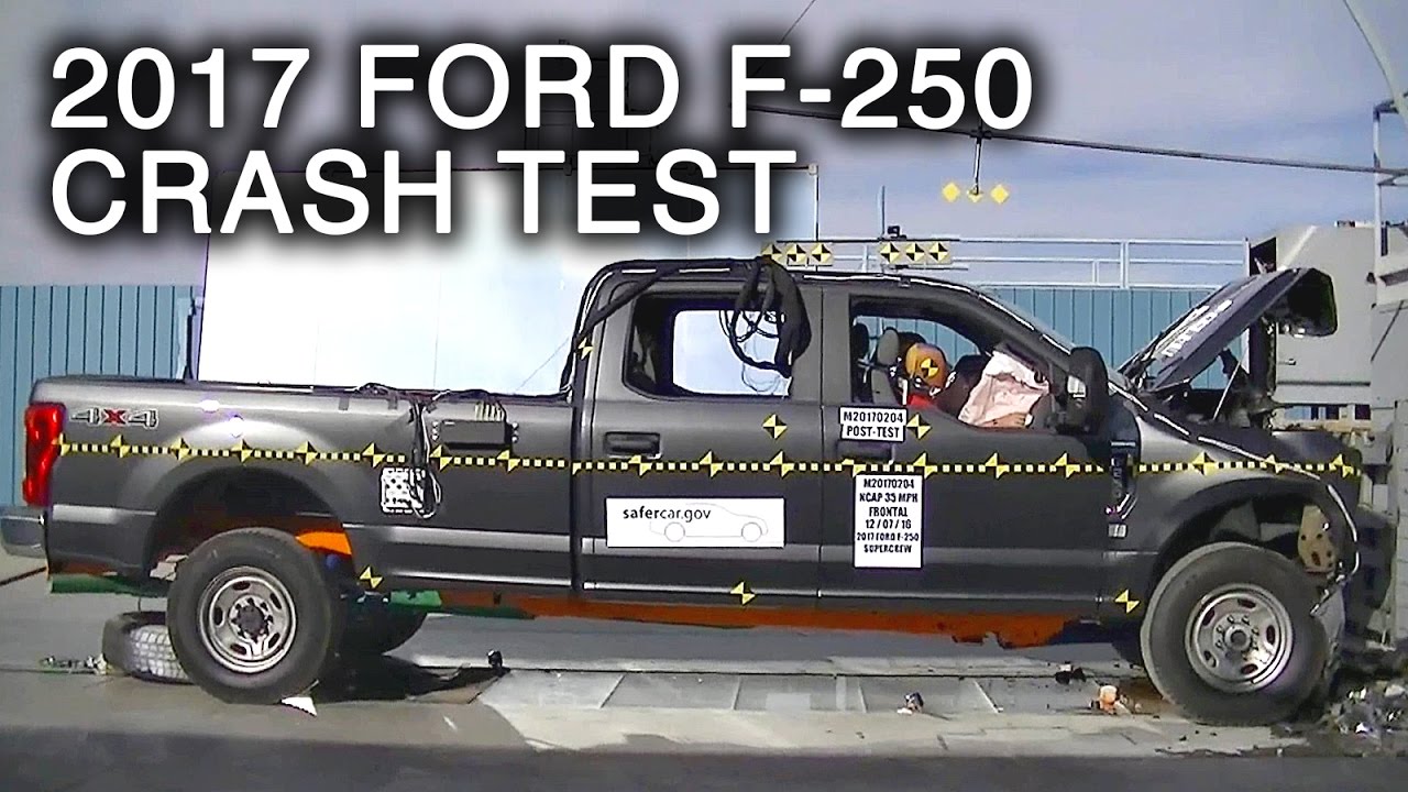 2017 Ford F-250 Crew Cab Frontal Crash Test