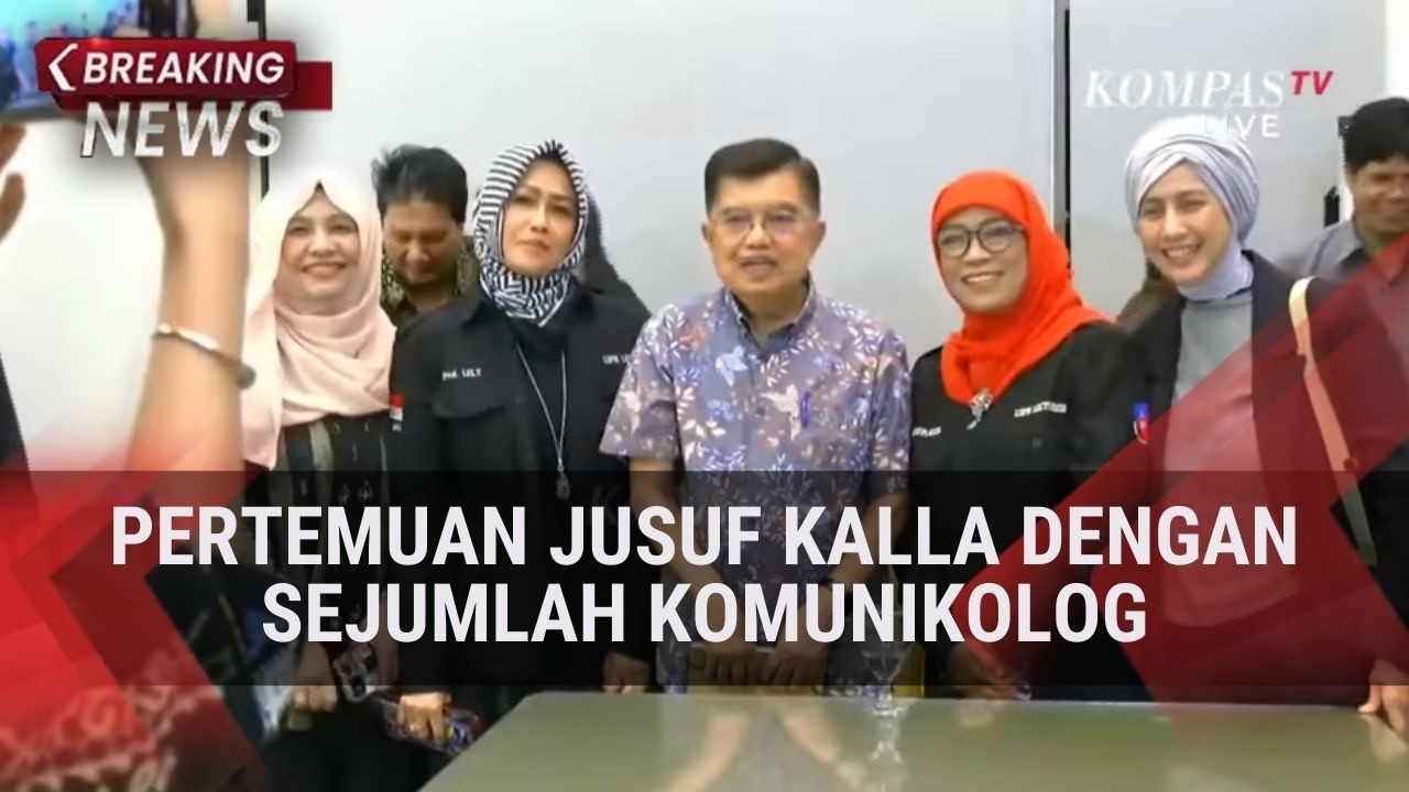 Pertemuan Jusuf Kalla Dengan Sejumlah Komunikolog Bahas Isu-Isu Terkini
