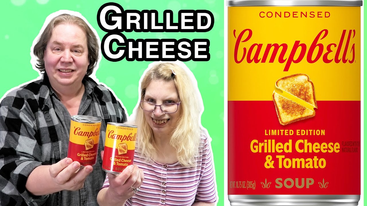 Campbell's GRILLED CHEESE Tomato Soup REVIEW - Limited Edition