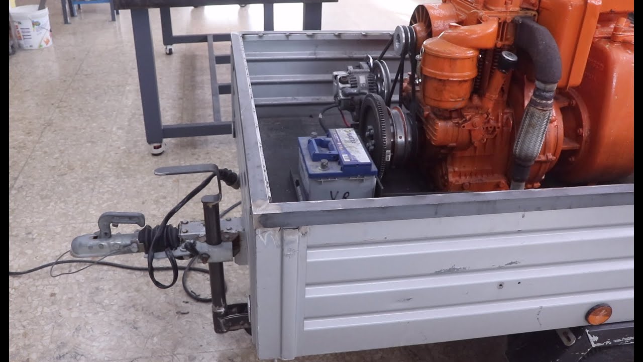 Avviamento elettrico Idrovora Ruggerini (I parte) - Electric starter Ruggerini water pump