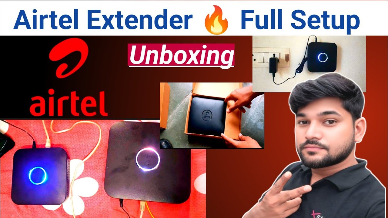 Airtel Extender 🔥 Full Setup + Unboxing || Step by Step Installation Guide 