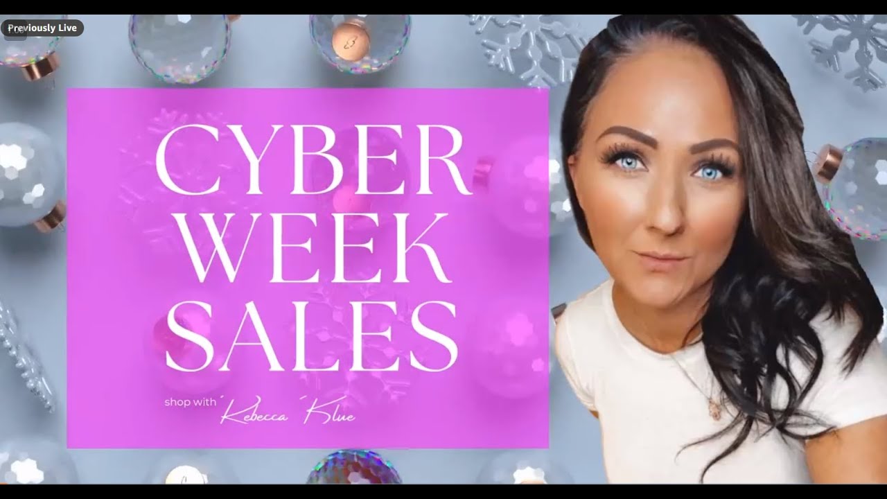 Cyber Week Sales Live with Rebecca Blue! Products LInks Below in Description Enjoy #cybermonday2022