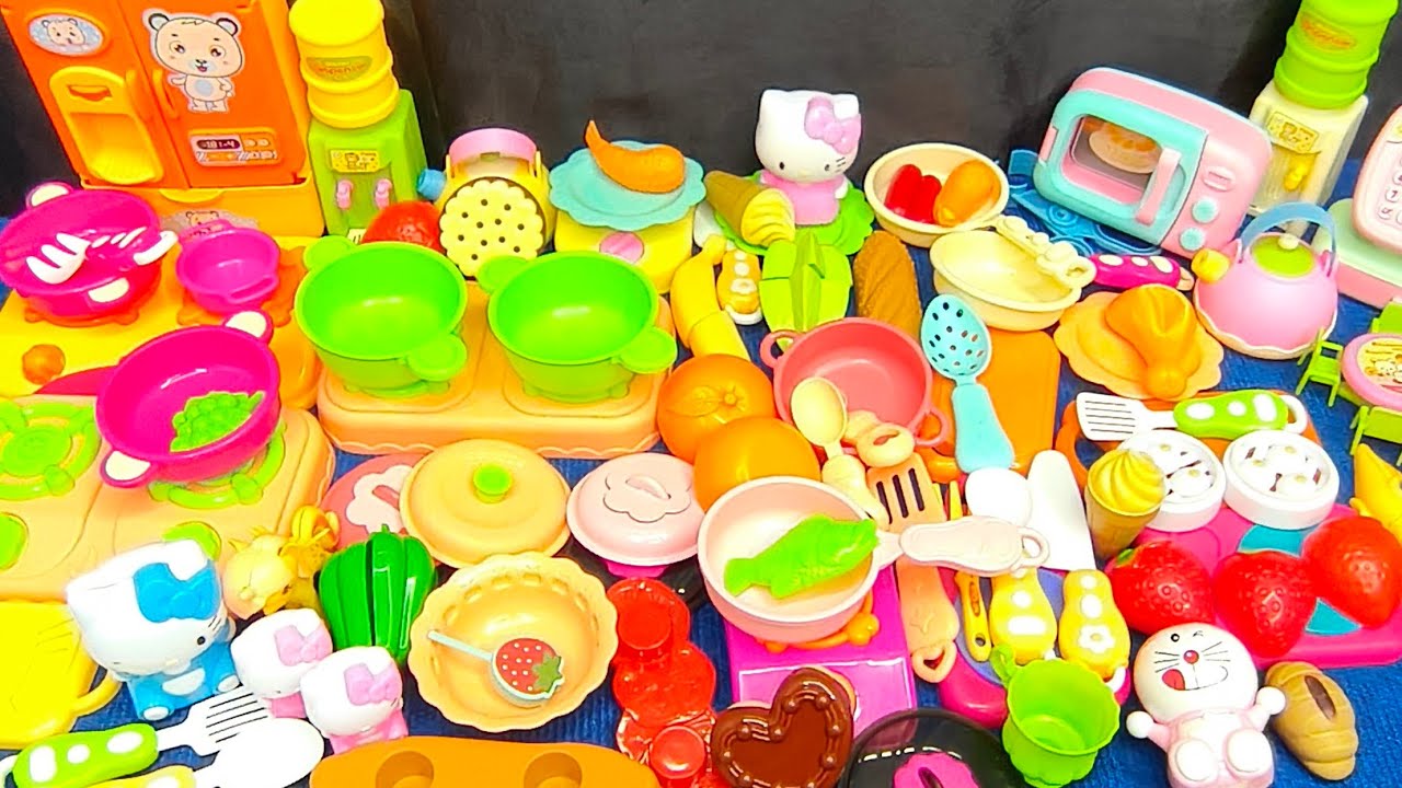 17 Minutes Satisfying with Unboxing Kitchen Toys & Dora Car Play Set Review Toys | ASMR
