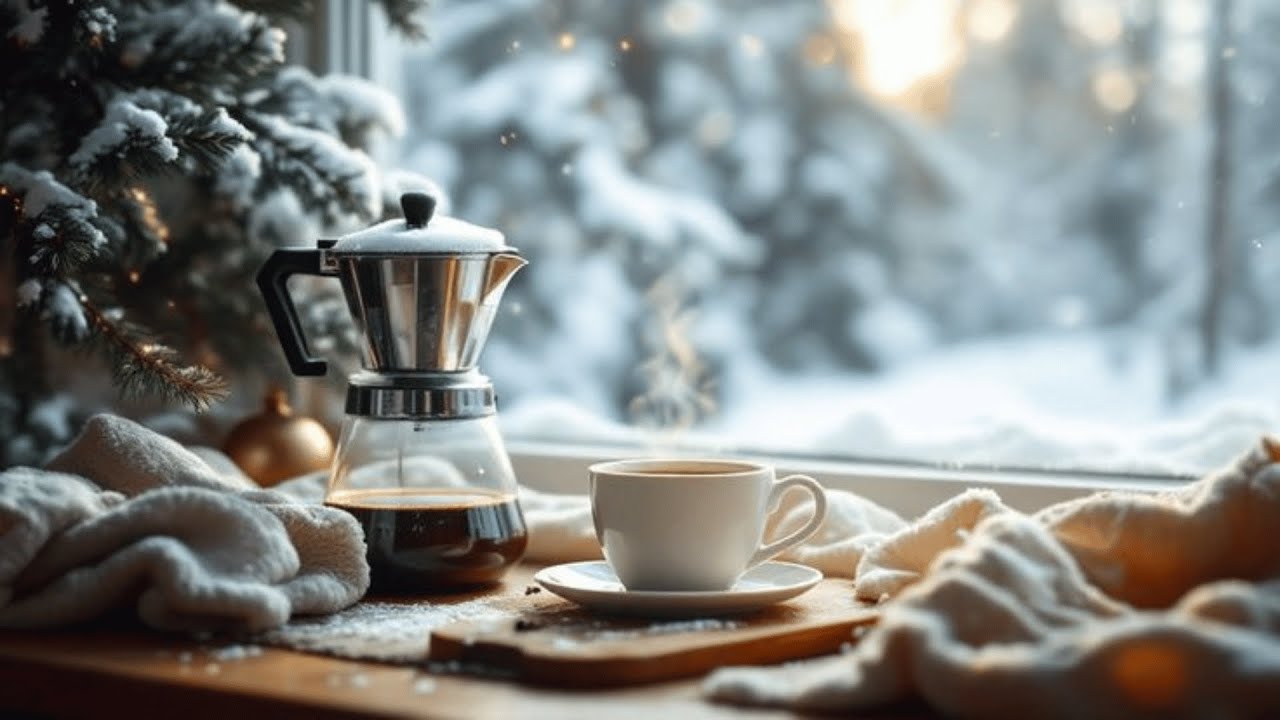 relaxing quiet music 🌨️ soft piano for calm winter days