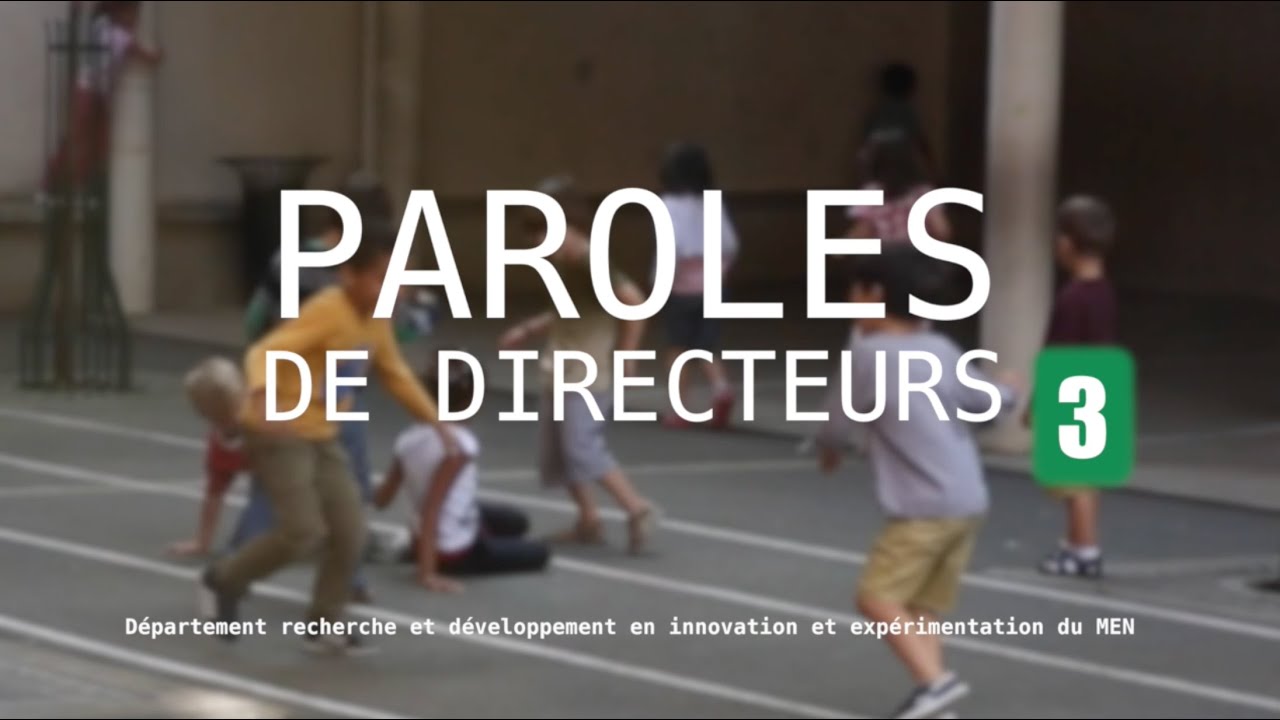 Paroles de directeurs (3)