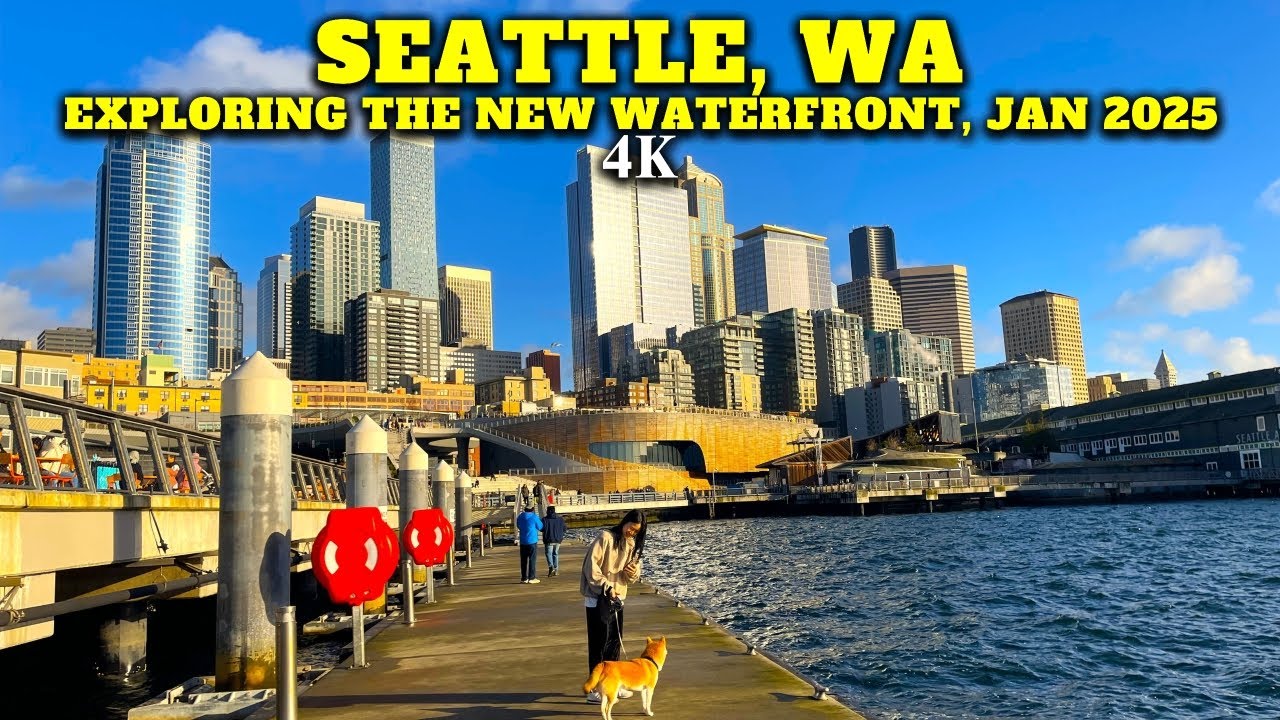 THE NEW SEATTLE WATERFRONT Park & Overlook Walk (2025) 4K Walking Tour | Now Open to the Public! 🇺🇸