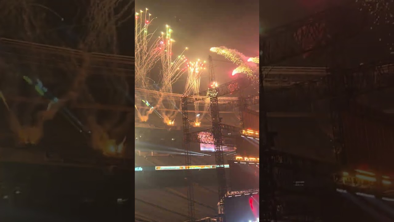 Ending pyro at SummerSlam and Brock Lesnar return to WWE
