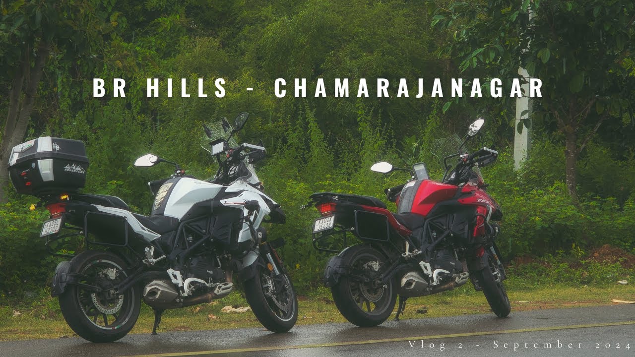 Ride to BR Hills - Chamarajanagar | Shivanasamudra | Drone footage | Benelli TRK 502 |Enqrides53