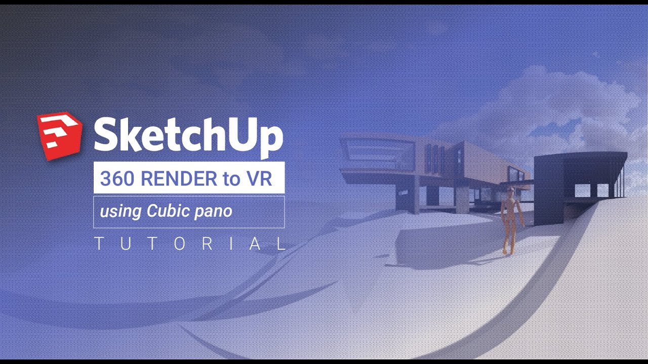 Tutorial: Create 360 panoramic renders from Sketchup using Cubic Pano for VR presentations.