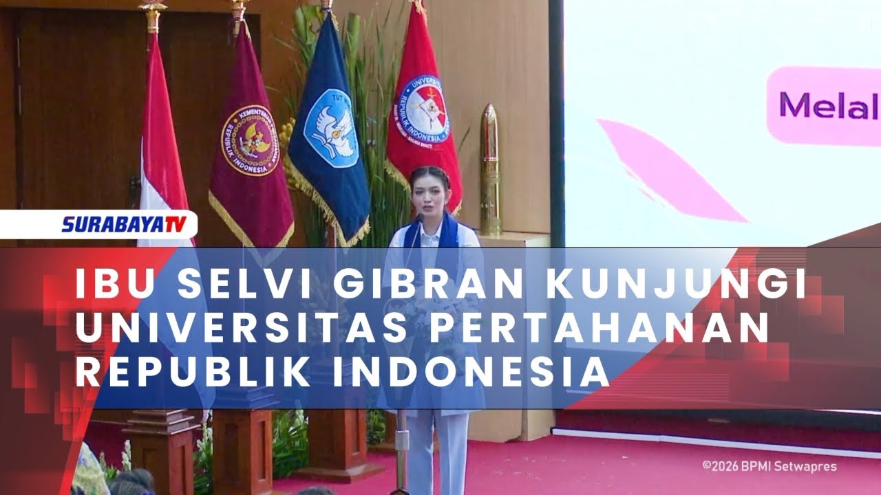 IBU SELVY GIBRAN KUNJUNGI UNIVERISTAS PERTAHANAN REPUBLIK INDONESIA