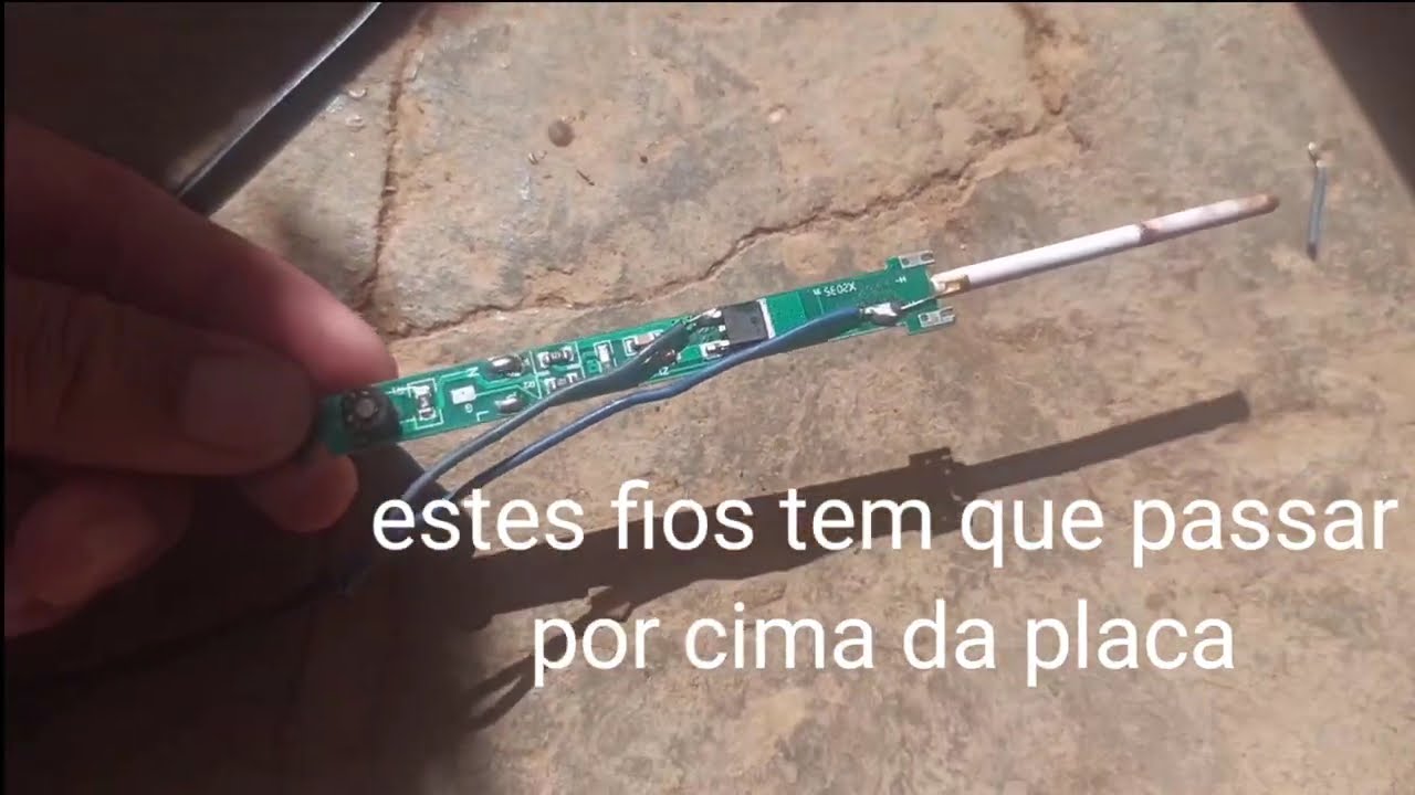 como fazer ligasao direta em ferro de solda chines