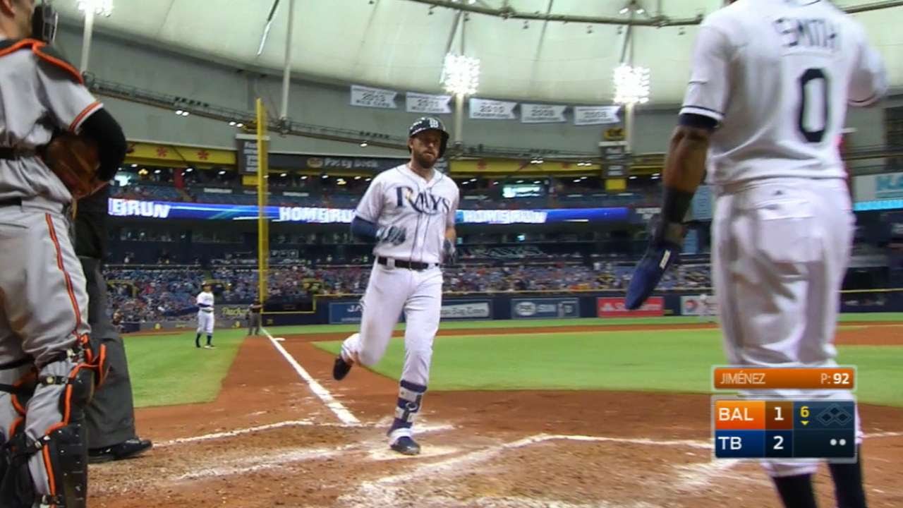 7/26/17: Cobb, homers help Rays defeat O's, 5-1