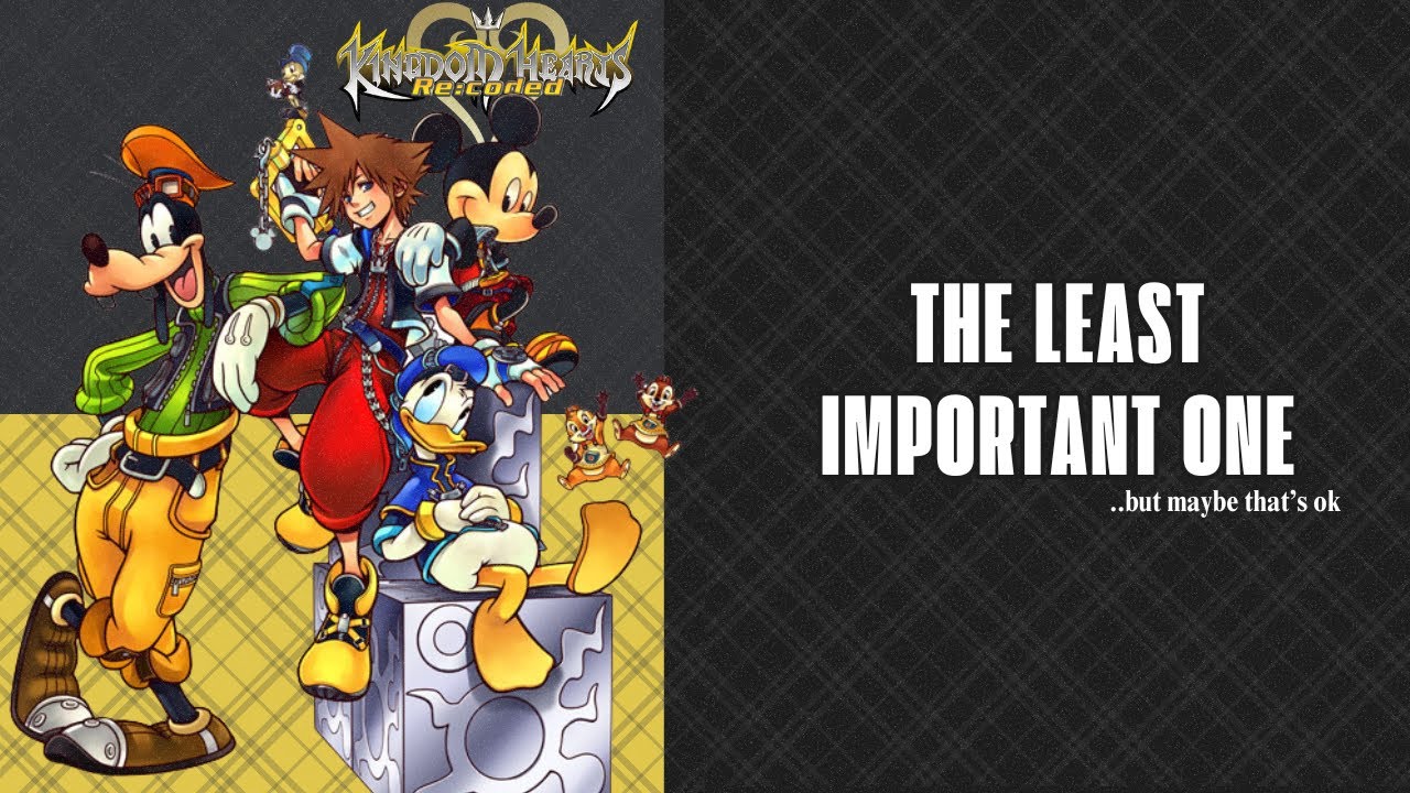 a video essay about kingdom hearts: re:coded.