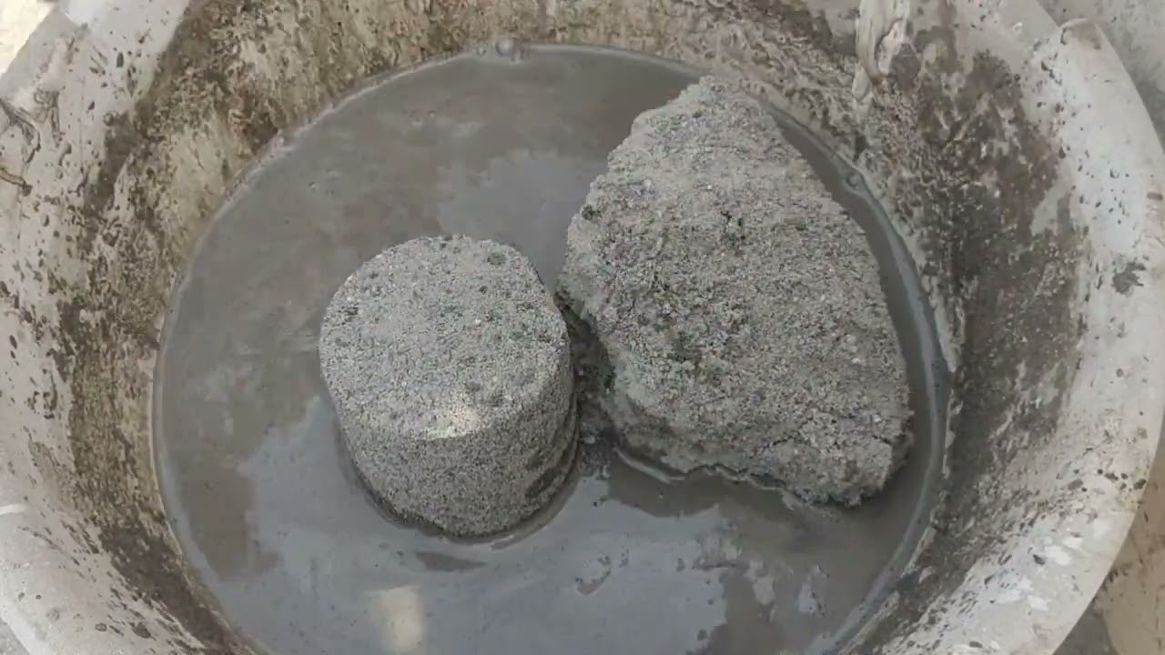 Asmr | Super soft gritty sand cement  crumbling in lots of water 💦  | SAASMR | Satisfying Asmr |
