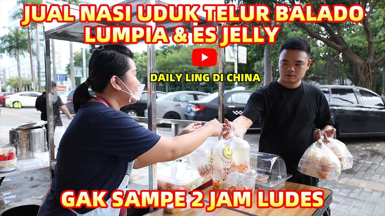 JUALAN NASI UDUK ,TELUR BALADO , LUMPIA , BIHUN GORENG & ES JELLY SEMUA SUKA & DAGANGANKU DIBORONG