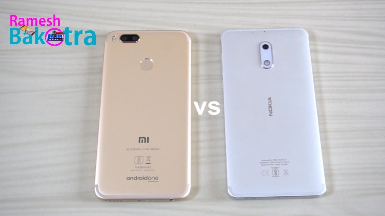 Xiaomi Mi A1 vs Nokia 6 Speed Test Comparison
