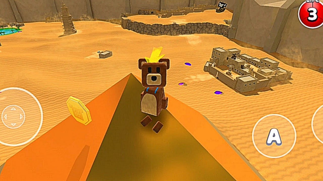 SUPER BEAR ADVENTURE - Beemothep Desert Gameplay | GAME |
