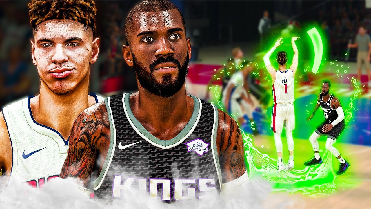 LaMelo Ball GREENS CONTESTED THREE POINTERS! NBA 2K20 MyCAREER LeVertical James Last Dance #3