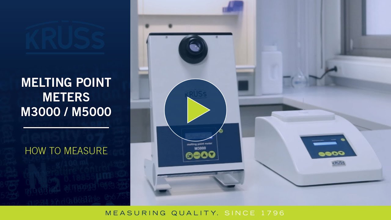 Melting point meters models M3000 and M5000 – How to measure