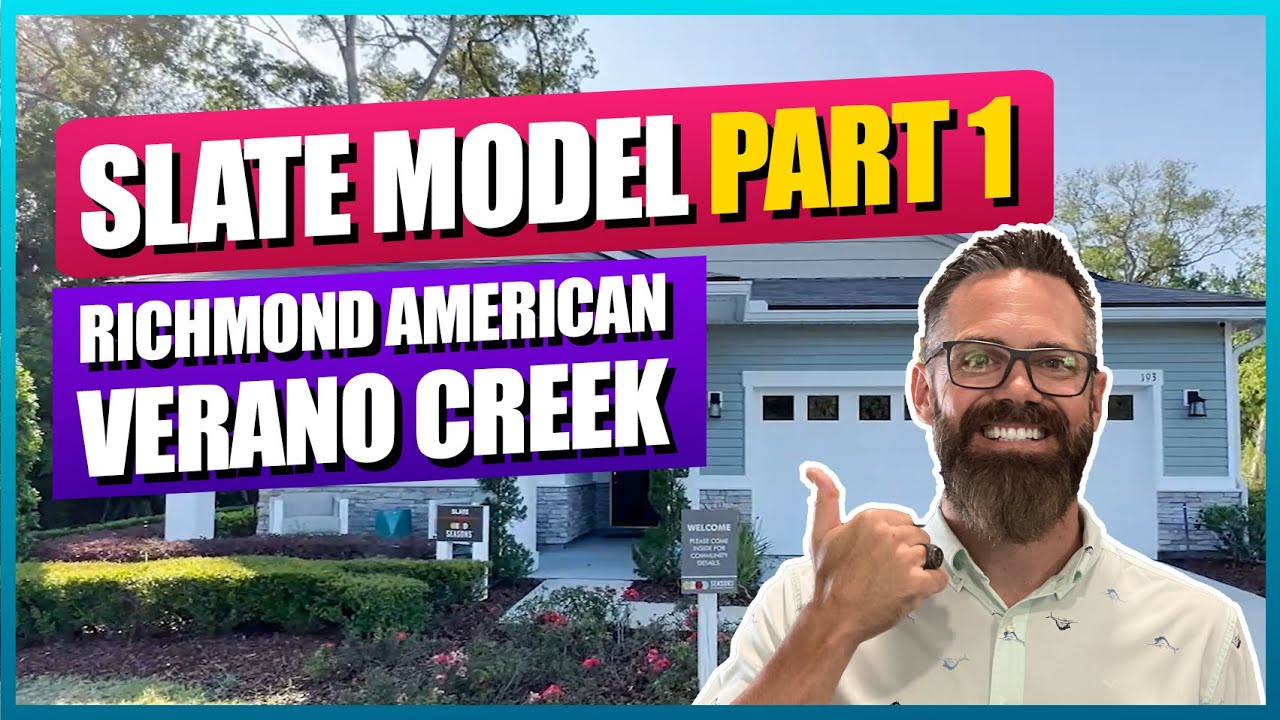 Slate Model by Richmond American Homes Part1 | Verano Creek | St Johns County New Construction Homes