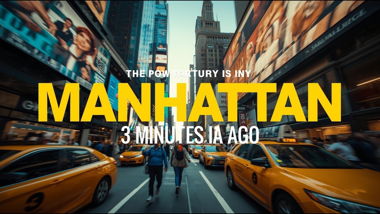 New York City Walking Tour 4K — Manhattan Midtown NYC (3 Minutes Ago)