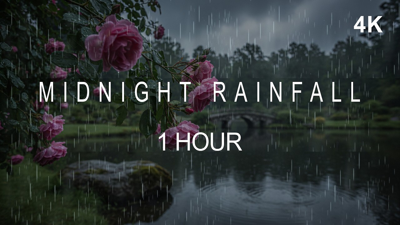 ⛈️ Relaxing Rain Ambience | Sleep Wrapped in Rain | 1 Hour
