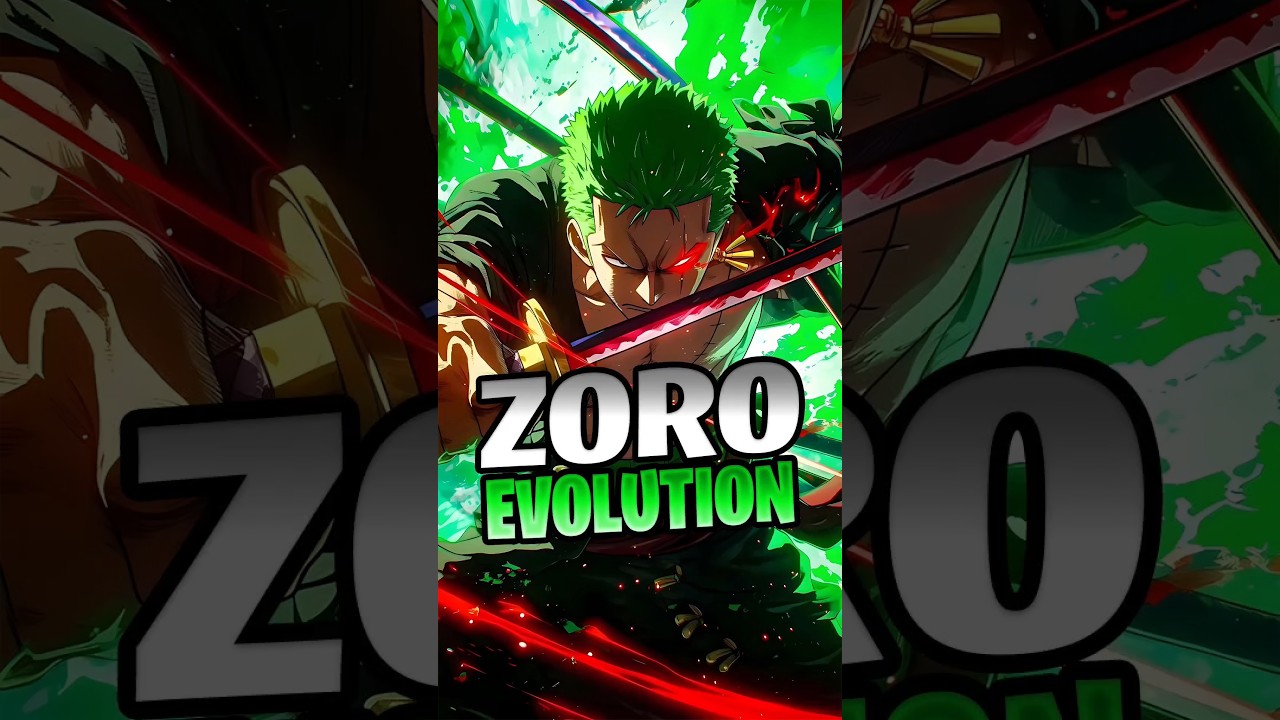 The Evolution of Zoro's Swordsmanship😯😯