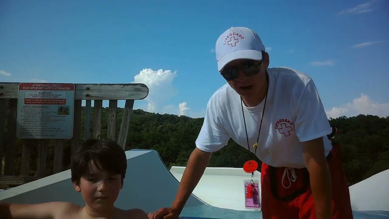 Big Kahuna 4K POV At Six Flags Hurricane Harbor St. Louis