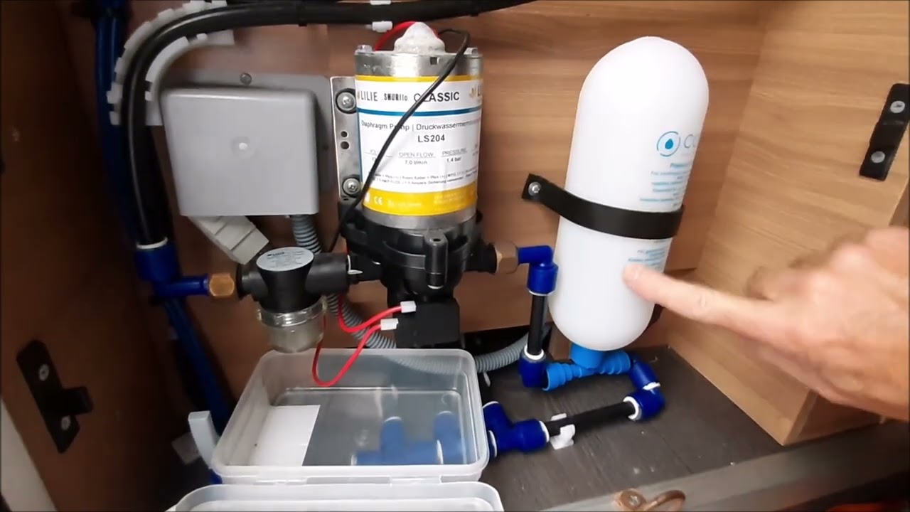 Adria Matrix Motorhome winter drain down