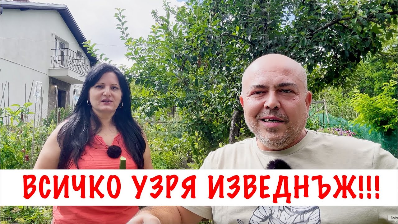 Всичко узря изведнъж! Не смогваме да наберем!